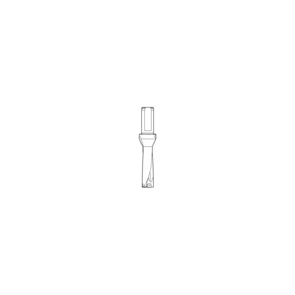 Indexable Insert Drill: SD522-0875-175-1000R7, 7/8" Max Dia, 1-3/4" Max Depth, 2xD, 1" Shank Dia