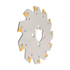 Indexable Slotting Cutter: 0.1180" Cutting Width, 3.1500" Cutter Dia, Arbor Connection, 0.6300" Depth of Cut, 1.0000" Hole Dia, 1.0000" Shank Dia