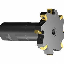 Indexable Slotting Cutter: 1/4" Cutting Width, 1-1/2" Cutter Dia, Weldon Connection, 0.4090" Depth of Cut, 25.40 mm Hole Dia, 1" Shank Dia, Right Hand