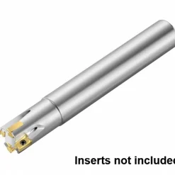 Indexable Square-Shoulder End Mill: M4D100L1104C100L450, 1" Cut Dia, 11 mm Max Depth of Cut, 1" Dia Cylindrical Shank