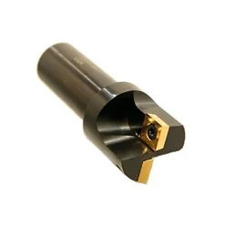 Indexable Square-Shoulder End Mill: .750 X .750 SH.DRM-030, 3/4" Cut Dia, 0.34" Max Depth of Cut, 3/4" Dia Flatted Shank