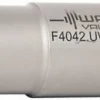Indexable Square-Shoulder End Mill: F4042.UW26.026.Z02.15, 1" Cut Dia, 15 mm Max Depth of Cut, 1" Dia Weldon Flat Shank