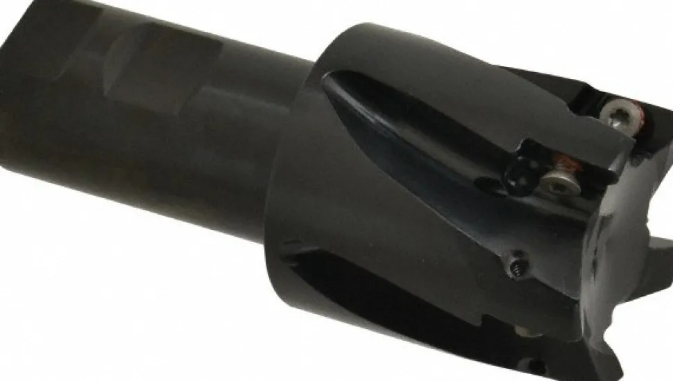 Indexable Square-Shoulder End Mill: M1D200E1805W125L225, 2" Cut Dia, 18.03 mm Max Depth of Cut, 1-1/4" Dia Weldon Flat Shank