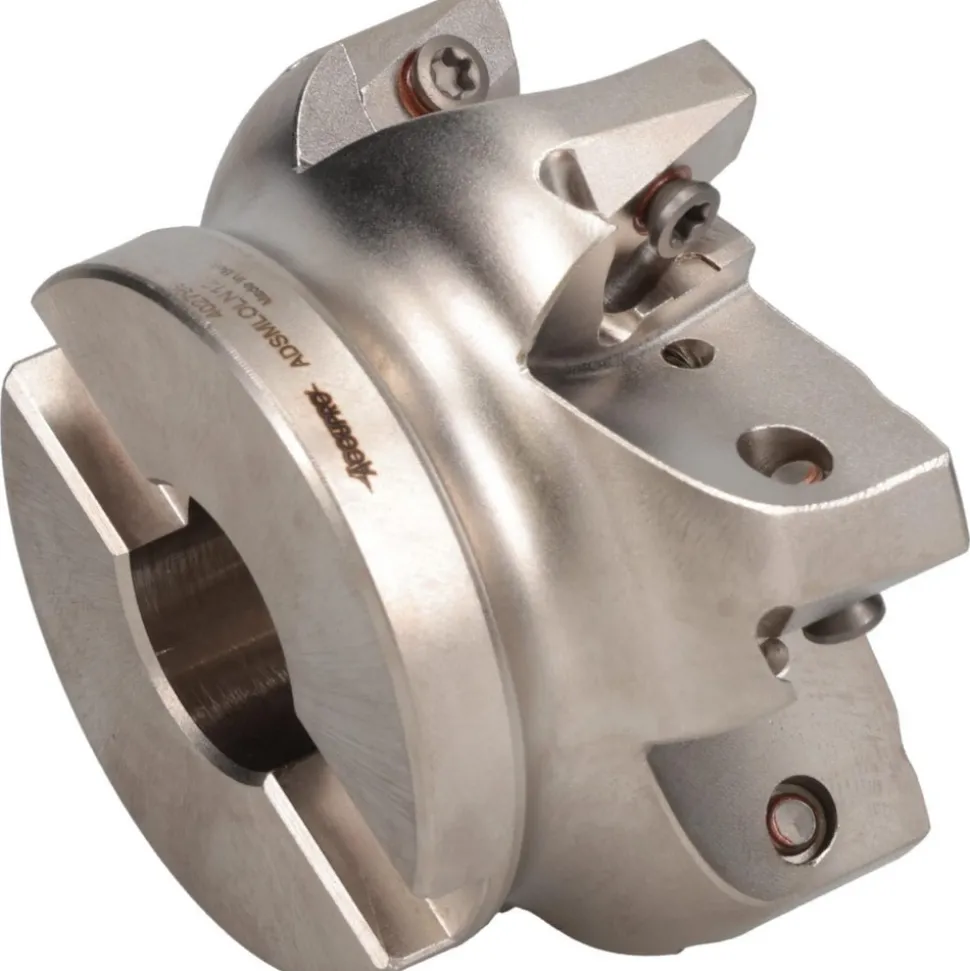 Indexable Square-Shoulder Face Mill: ADSMLOLN12250R06A07515, 2-1/2'' Cut Dia, 0.7500" Arbor Hole Dia, 0.4700" Max Cutting Depth