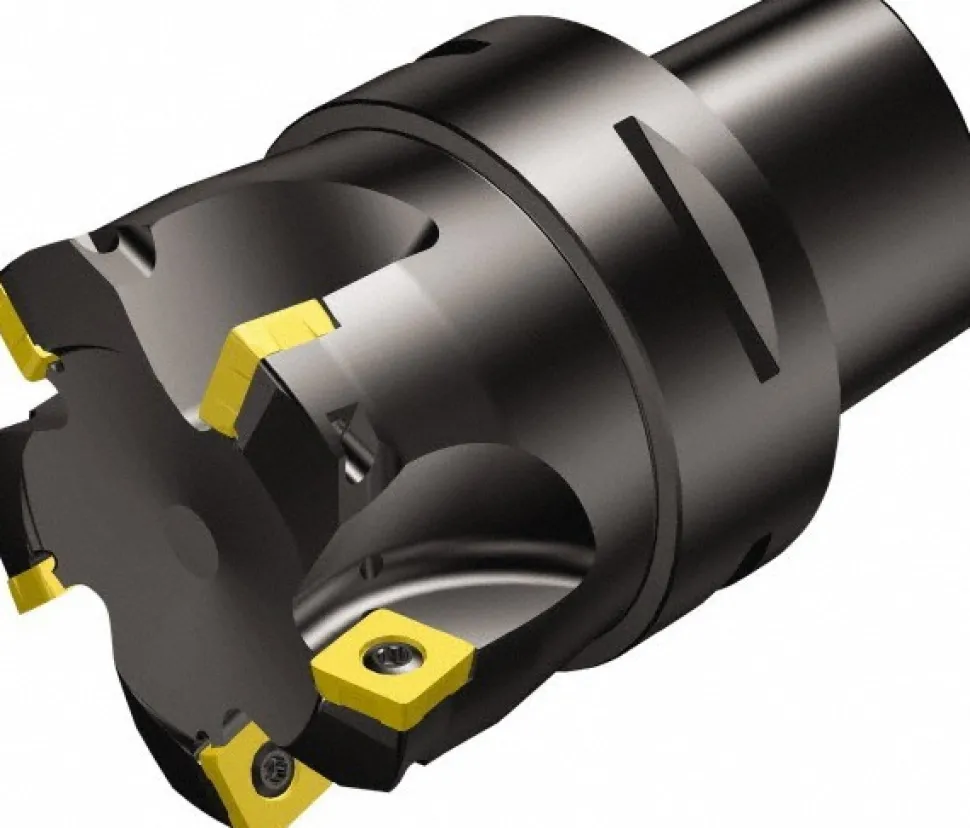 Indexable Square-Shoulder Face Mill: RA210-038C3-09M, 1.2598" Arbor Hole Dia, 0.0472" Max Cutting Depth