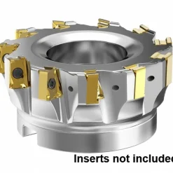 Indexable Square-Shoulder Face Mill: M4D300L1509S100L175, 3'' Cut Dia, 1.0000" Arbor Hole Dia, 0.6100" Max Cutting Depth