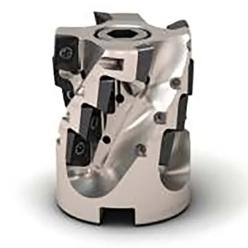Indexable Square-Shoulder Face Mill: R220.69-03.00-18M5AN, 3'' Cut Dia, 1.2500" Arbor Hole Dia, 2.4800" Max Cutting Depth