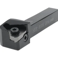 Indexable Threading Toolholder: External, Right Hand, 0.38 x 3/8" Shank