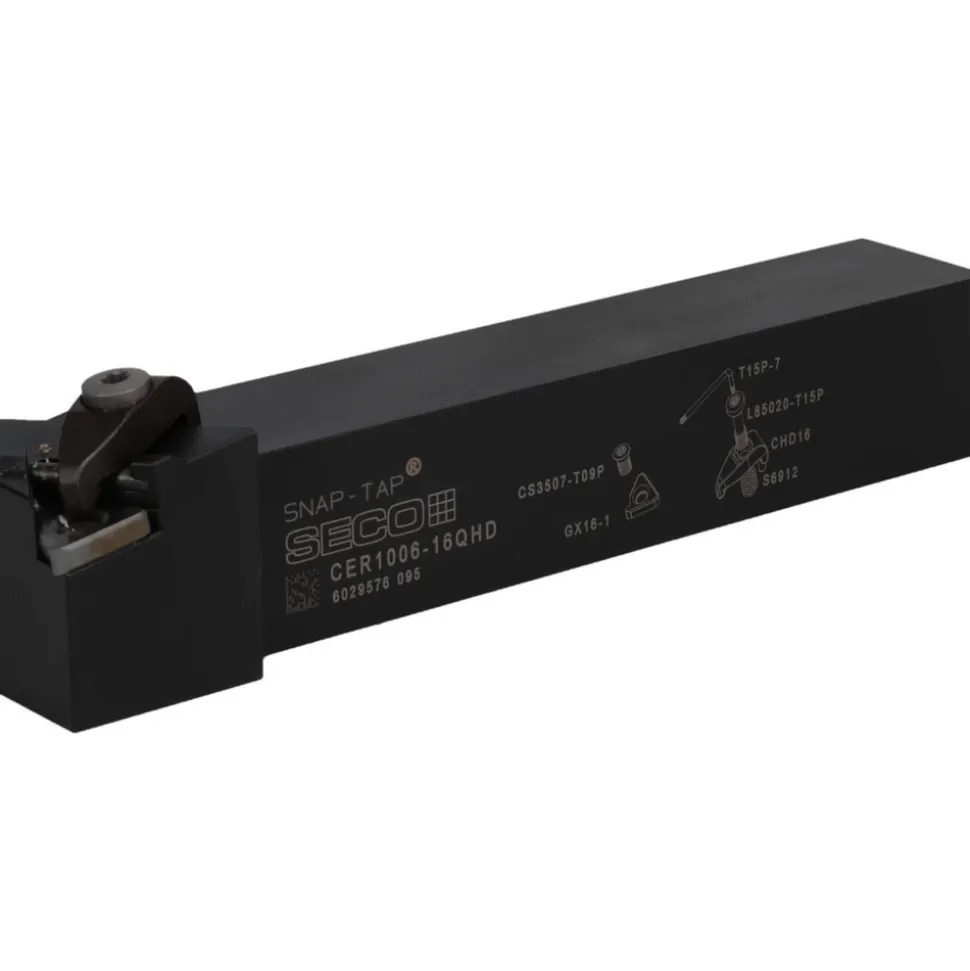 Indexable Threading Toolholder: External, 1" Shank