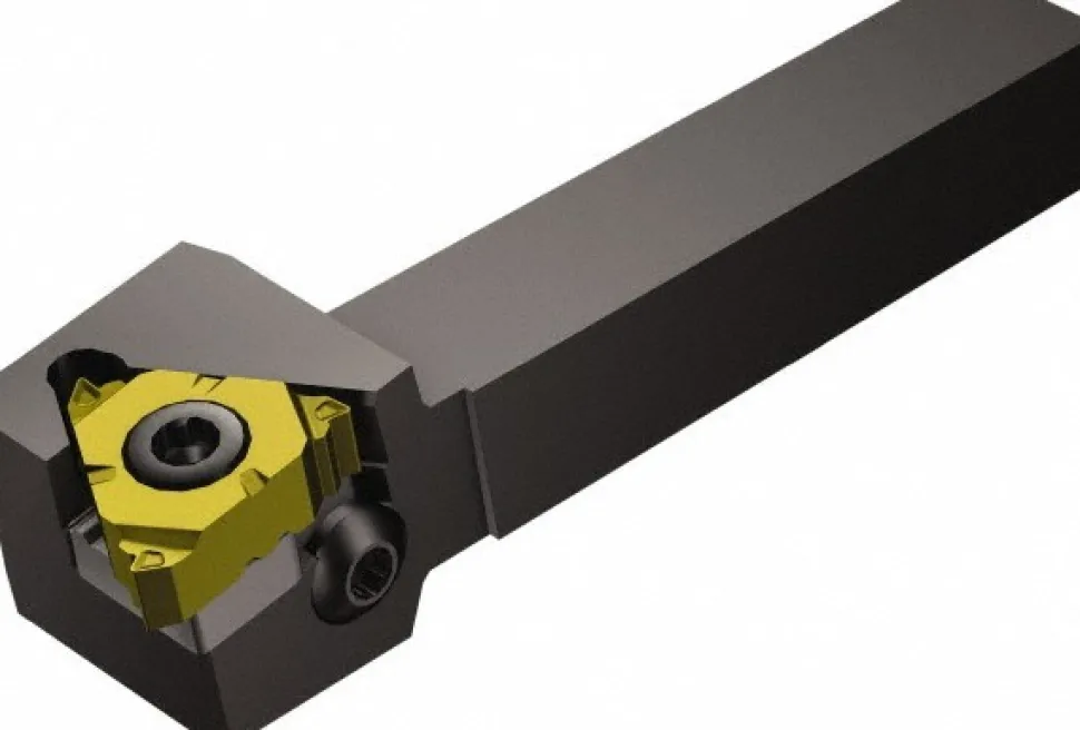 Indexable Threading Toolholder: External, Right Hand, 1/2 x 1/2" Shank