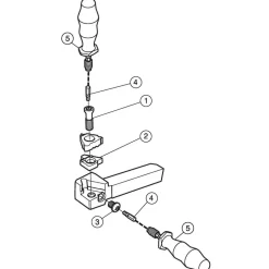 Indexable Threading Toolholder: External, Right Hand, 1/2 x 1/2