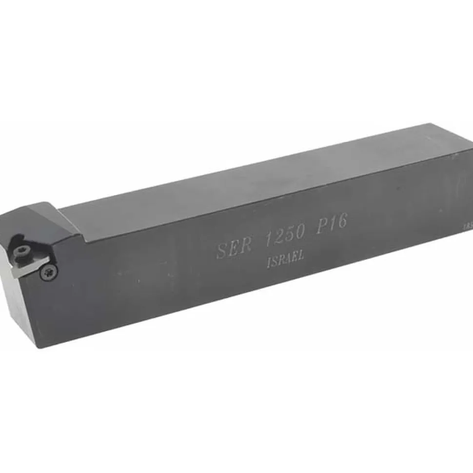 Indexable Threading Toolholder: External, Right Hand, 1-1/4 x 1-1/4" Shank