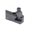 Indexable Threading Toolholder: Internal & External, Left Hand, 3/8 x 3/8" Shank