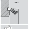 Indexable Threading Toolholder: Left Hand, 16 x 16 mm Shank