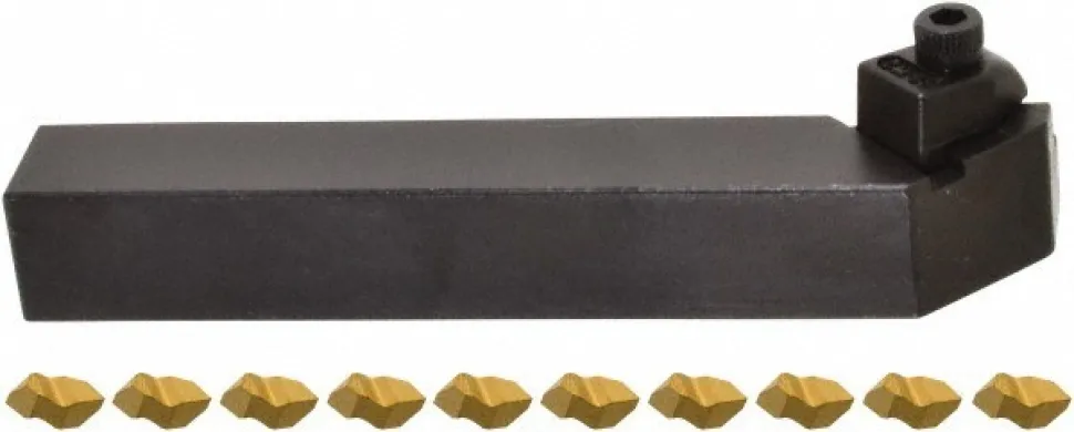 Indexable Threading Toolholder: External, Right Hand, 1/2 x 1/2" Shank