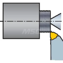 Indexable Threading Toolholder: External, Right Hand, 1/2 x 1/2
