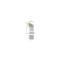 Indexable Threading Toolholder: External, Right Hand, 10 x 6 mm Shank