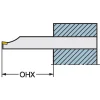 Indexable Threading Toolholder: Internal, Left Hand, 14.48 x 5/8" Shank