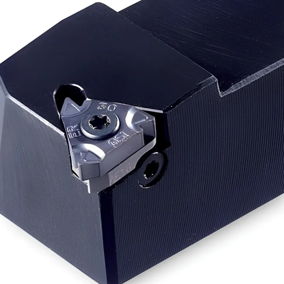 Indexable Threading Toolholder: External, Right Hand, Uses 27 Inserts, 1 x 1" Shank