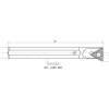 Indexable Threading Toolholder: Internal, Left Hand, 1 x 1" Shank