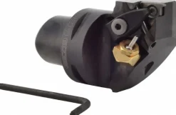 Indexable Threading Toolholder: External, Right Hand, Uses 1.5 Inserts, 40.01 x 40.01 mm Shank