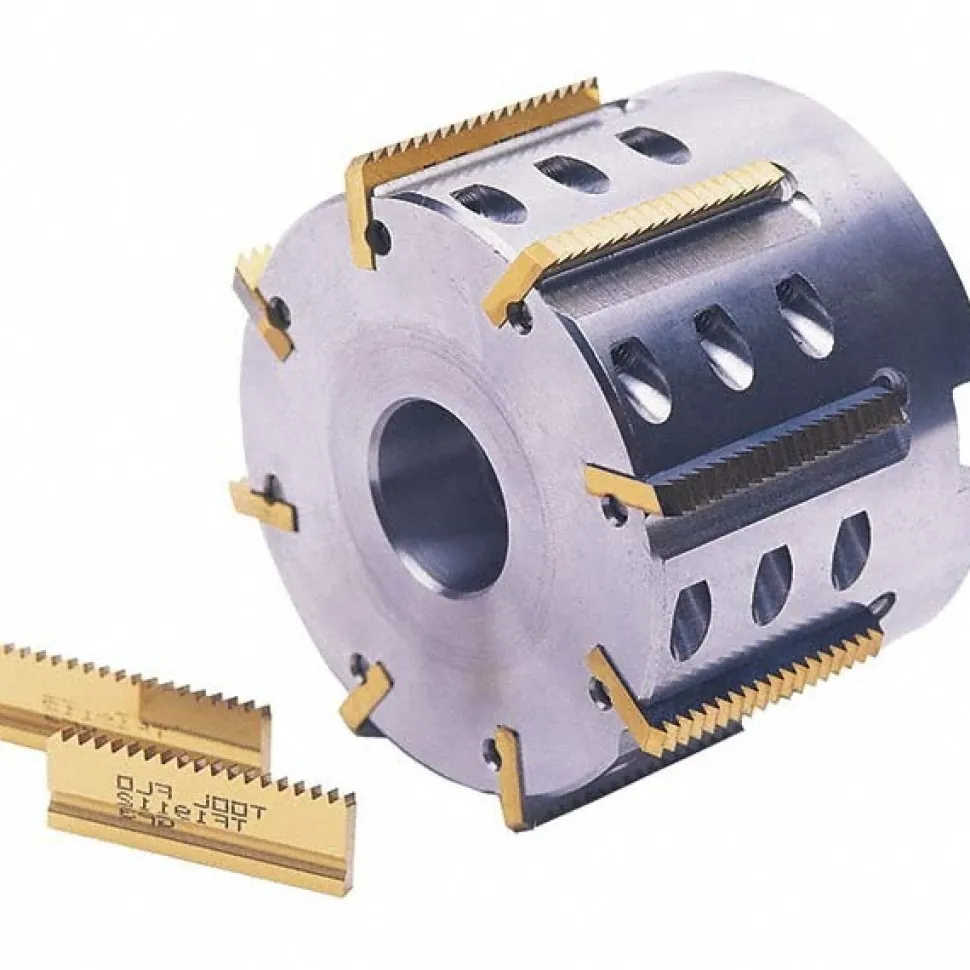Indexable Thread Mill: 2.349" Cut Dia, 1.5" Max Hole Depth, Internal & External