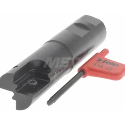 Indexable Thread Mill: 1.18" Cut Dia, 1.97" Max Hole Depth, Alloy Steel
