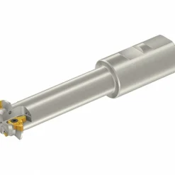 Indexable Thread Mill: 0.85" Cut Dia, 2" Max Hole Depth, Internal & External, Solid Carbide