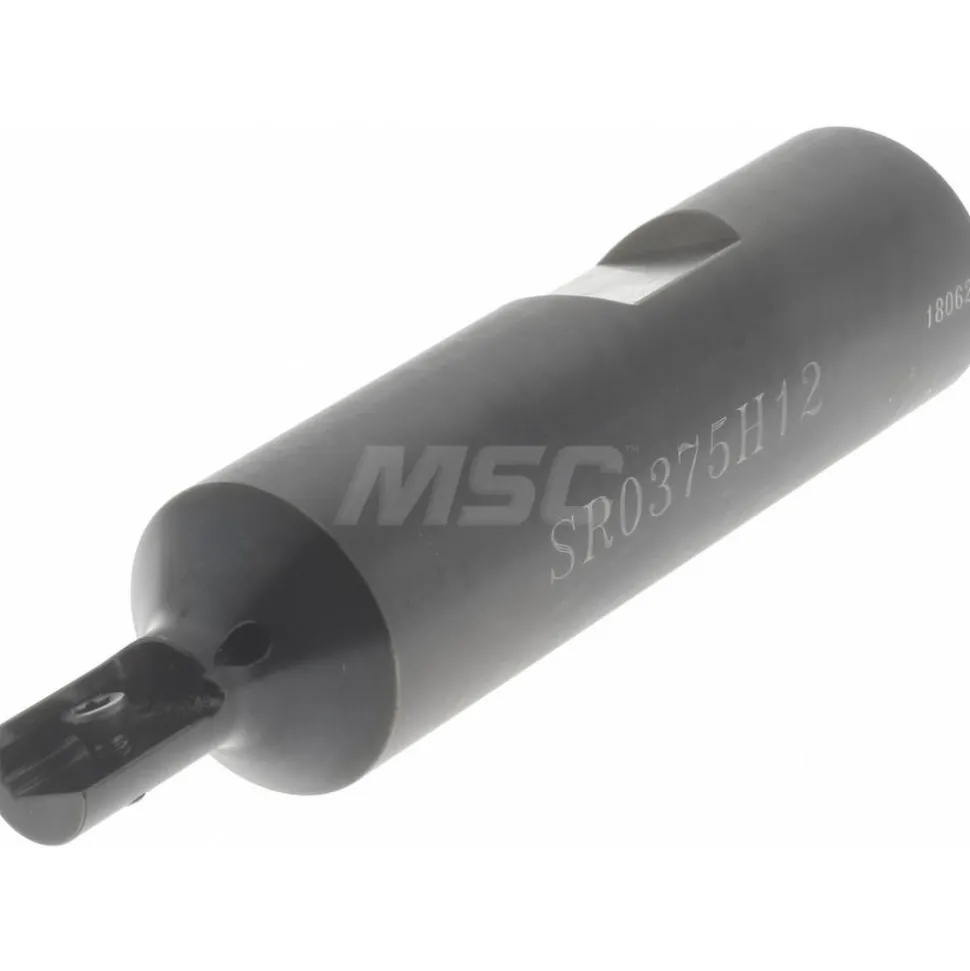 Indexable Thread Mill: 0.37" Cut Dia, 0.51" Max Hole Depth, Alloy Steel