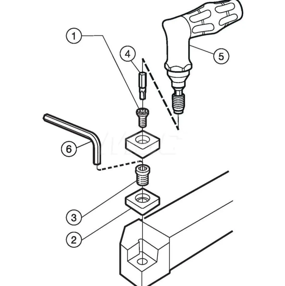 Indexable Turning Toolholder: Screw
