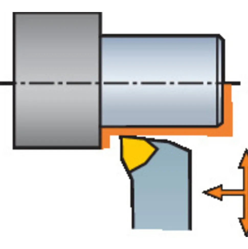 Indexable Turning Toolholder: Wedge