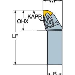 Indexable Turning Toolholder: Wedge