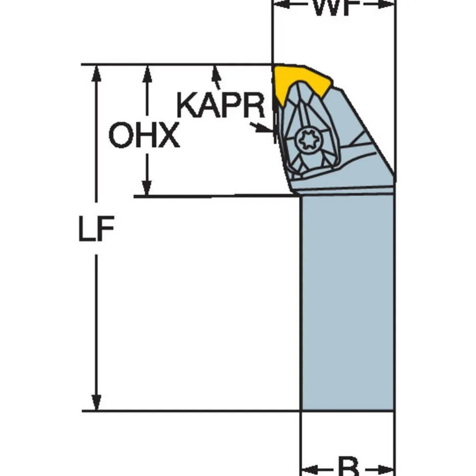 Indexable Turning Toolholder: Wedge