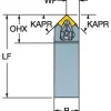 Indexable Turning Toolholder: Wedge