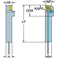 Indexable Turning Toolholder: Screw