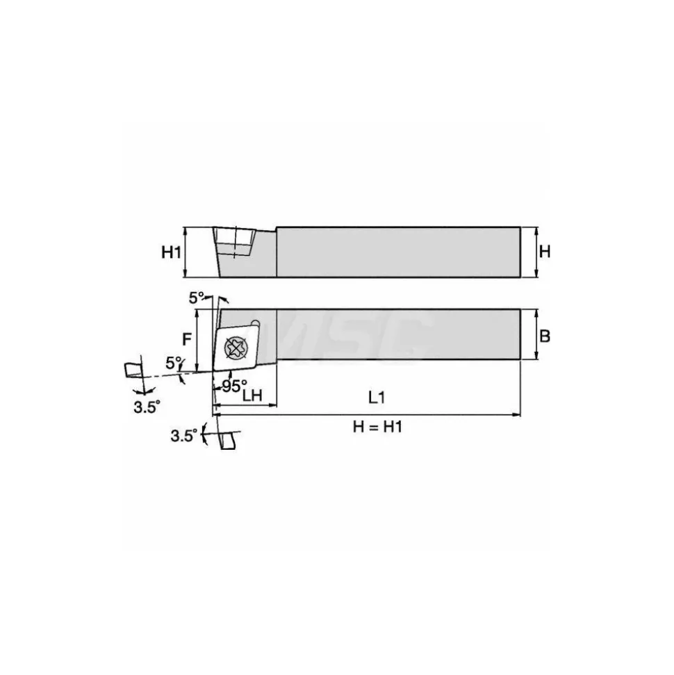Indexable Turning Toolholder: Screw