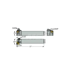 Indexable Turning Toolholder: Lever