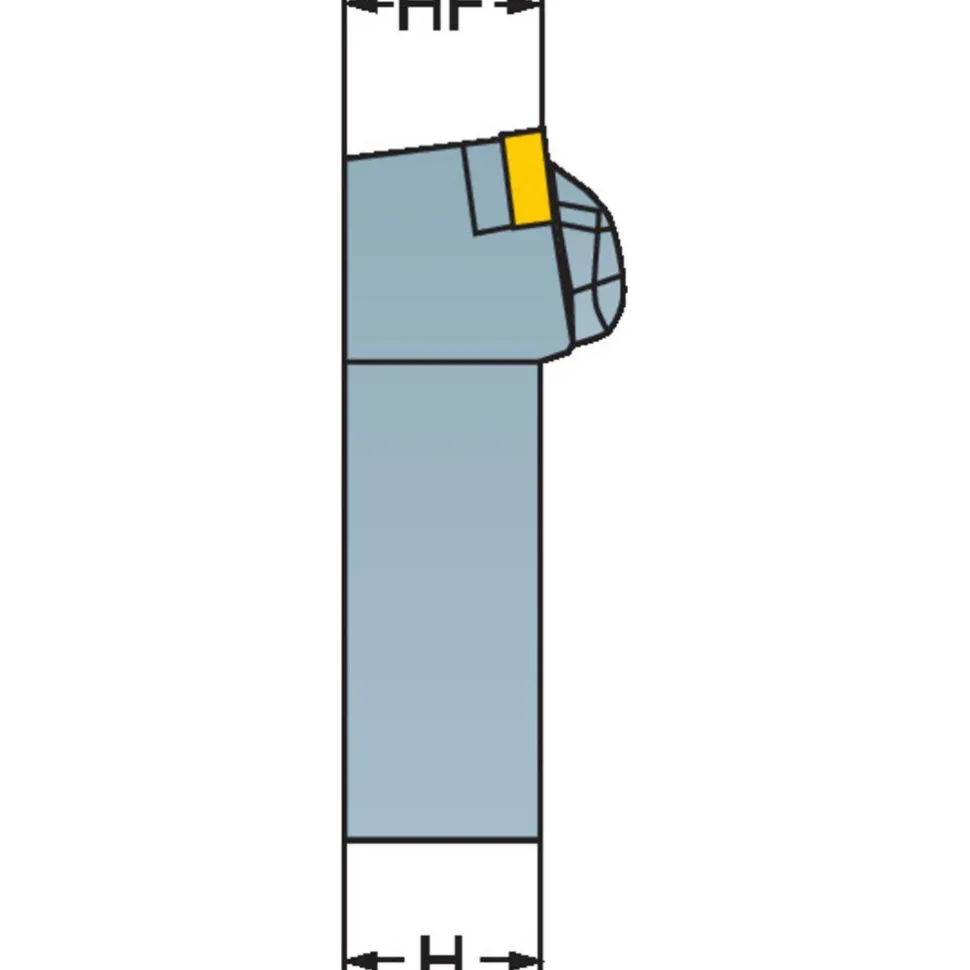 Indexable Turning Toolholder: Wedge