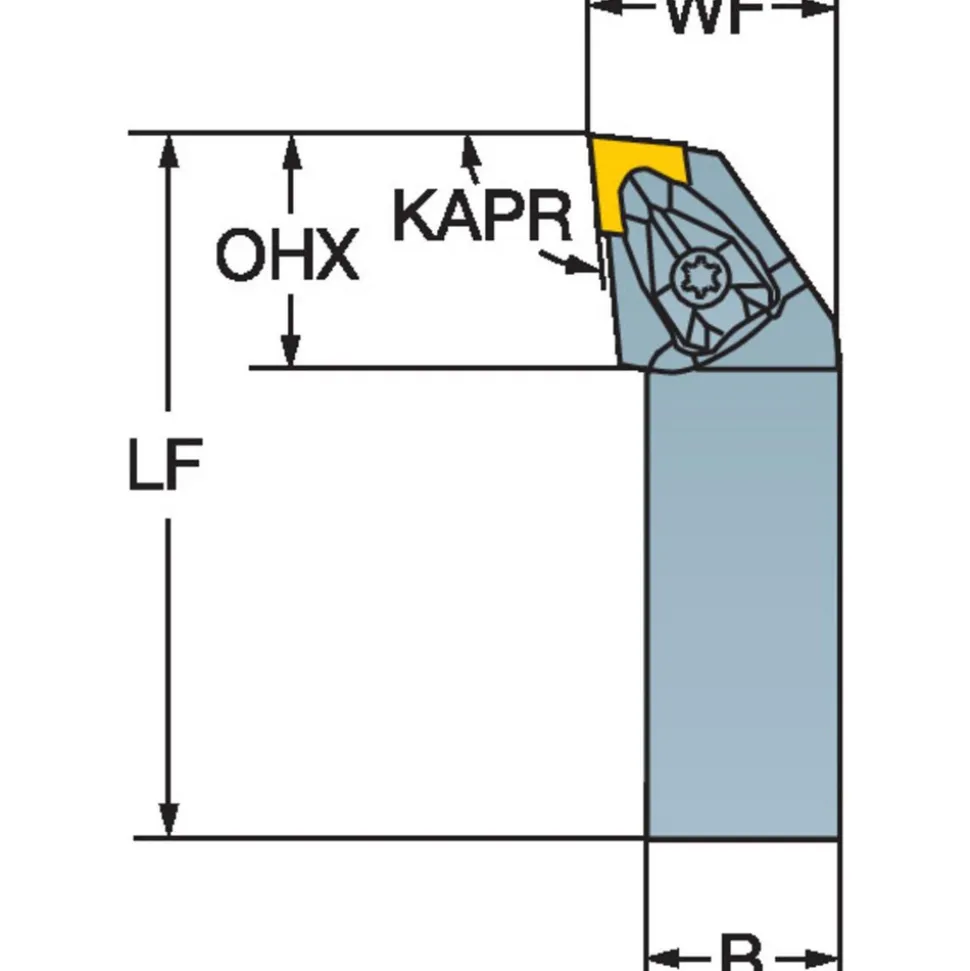 Indexable Turning Toolholder: Wedge