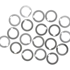 1-1/4" Inside Dia, 1-3/4" Outside Dia, 5/16" Keyway Width, Steel Machine Tool Arbor Spacer Set