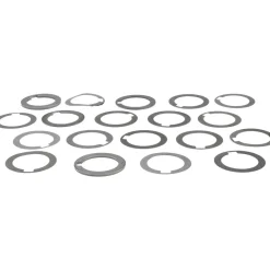 1-1/4" Inside Dia, 1-3/4" Outside Dia, 5/16" Keyway Width, Steel Machine Tool Arbor Spacer Set