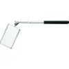 Inspection Mirror: Rectangular, Glass Mirror, Vinyl Handle