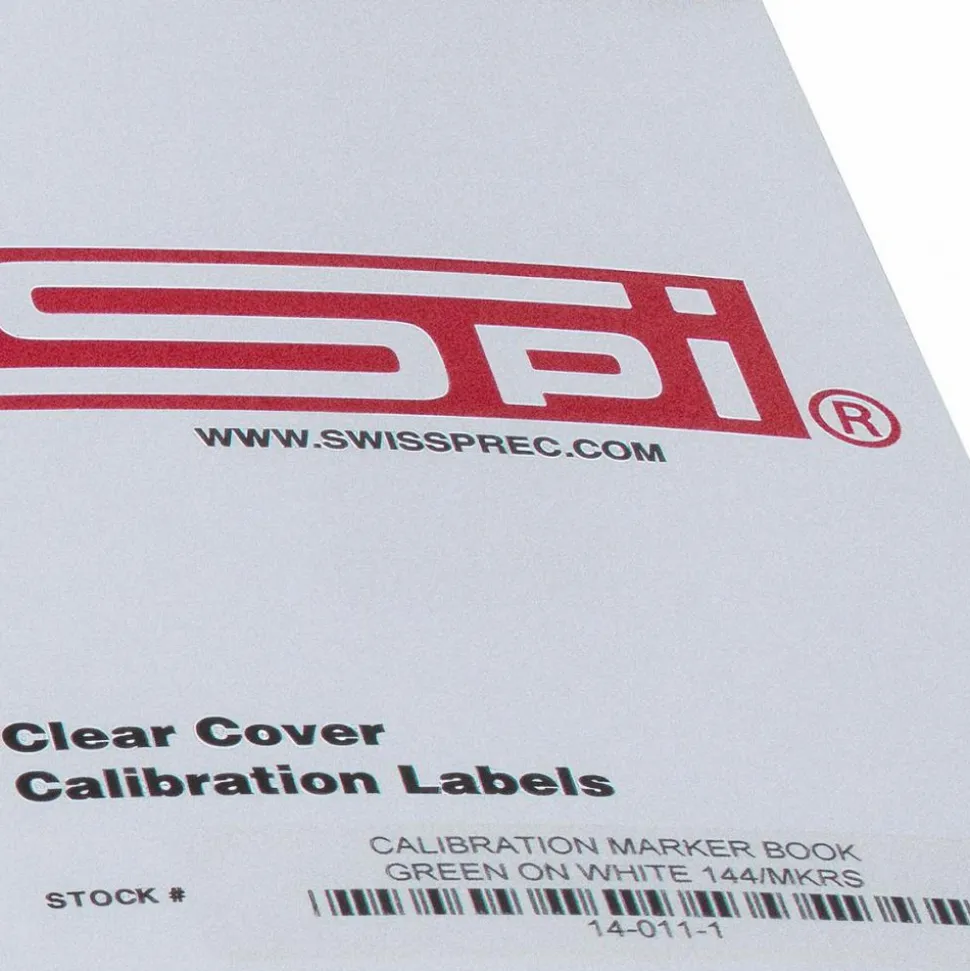 Inspection & Quality Label: "Calibration I.D. No.__ By__Date__Due__", Rectangle, 1.75" Wide