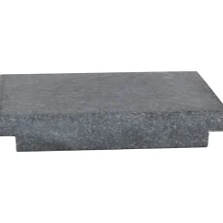 Inspection Surface Plate: 12" Wide, 18" Long, 3" Thick, Granite, 2-Ledge, Grade A