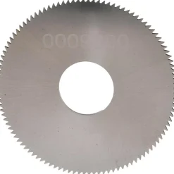 Jeweler's Saw: 1-1/4" Dia, 0.032" Thick, 3/8" Arbor Hole, 110 Teeth, Solid Carbide