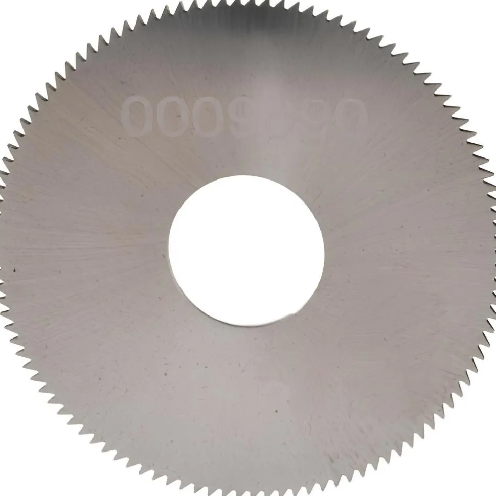Jeweler's Saw: 1-1/4" Dia, 0.032" Thick, 3/8" Arbor Hole, 110 Teeth, Solid Carbide