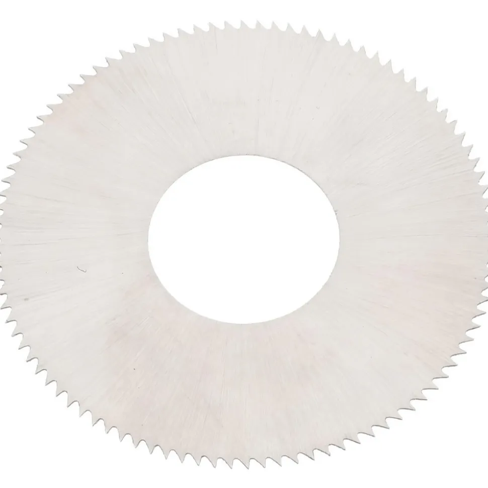 Jeweler's Saw: 1" Dia, 0.006" Thick, 3/8" Arbor Hole, 98 Teeth, High Speed Steel