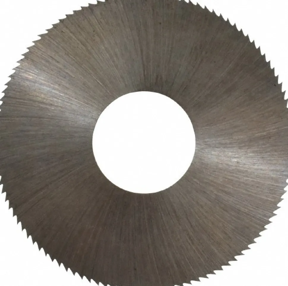 Jeweler's Saw: 1-1/2" Dia, 0.016" Thick, 1/2" Arbor Hole, 110 Teeth, High Speed Steel