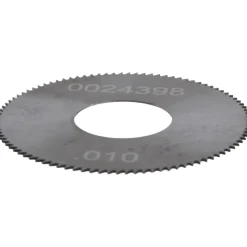 Jeweler's Saw: 1" Dia, 0.01" Thick, 3/8" Arbor Hole, 98 Teeth, Solid Carbide