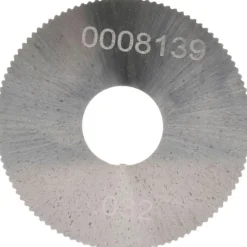 Jeweler's Saw: 1-1/2" Dia, 0.008" Thick, 1/2" Arbor Hole, 140 Teeth, Solid Carbide